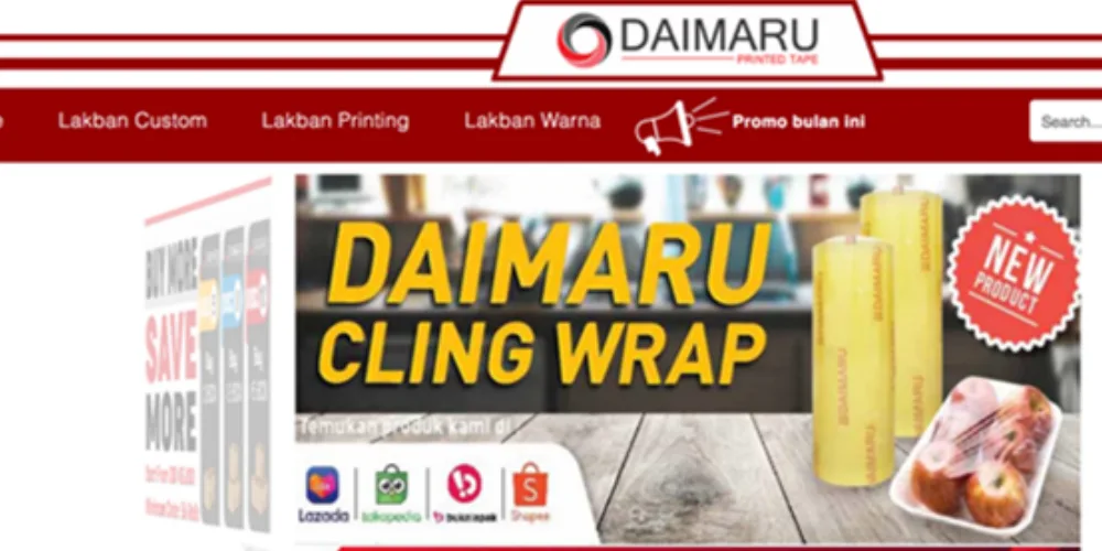Daimaru online store screenshot